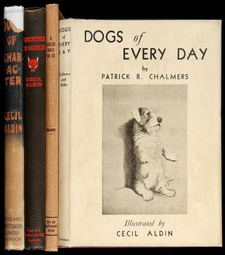 Lot of 4 books written and/or illustrated by Cecil Aldin