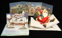 Group of Christmas pop-ups, advent calendars, nativity scenes, etc.