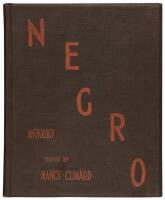 Negro: Anthology Made by Nancy Cunard, 1931-1933