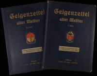 Geigenzettel Alter Meister vom 16. bis zur Mitte de 19. Jahrhunderts