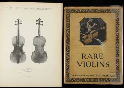 Two volumes on the Wurlitzer collection of violins