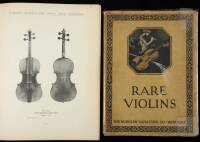 Two volumes on the Wurlitzer collection of violins