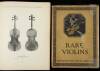 Two volumes on the Wurlitzer collection of violins
