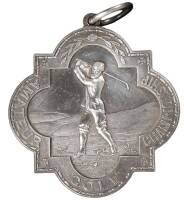 The 1909 British Amateur Championship Runner Up Silver Medal