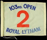 103rd British Open Tournament Flag, Royal Lytham, 1974