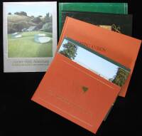 Lot of 6 golf club history books