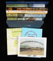 Lot of 10 golf club history volumes