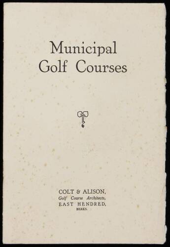 Municipal Golf Courses