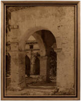 Large orotone print of San Juan Capistrano