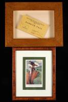 Lot of 2 golf ephemera items