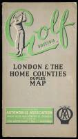 [The Throughway Map of London & the Home Counties, Showing Golf Clubs]