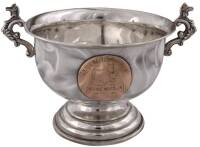 Masters Tournament Low Amateur Trophy Cup Awarded to E. Harvie Ward Jr.