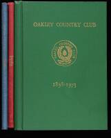 Lot of 3 Oakley Country Club books