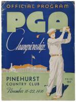 [19th] PGA Championship, Pinehurst Country Club, November 16-22, 1936. Official Program