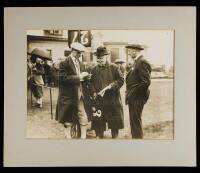 Vintage photograph of James Braid, Harry Vardon and J.H. Taylor together