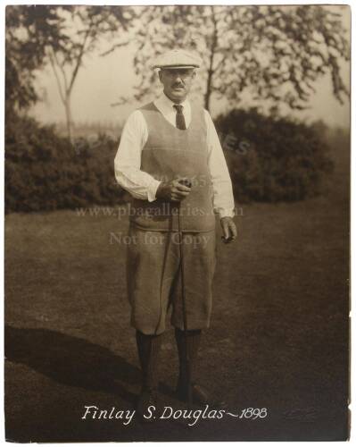 Original Pietzcker golf photograph of Findlay S. Douglas