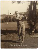 Original Pietzcker golf photograph of Max R. Marston