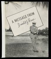 A Message from Donald J. Ross: A Story of the Changes on Number Two Course [Pinehurst] Made During the Summer of 1935