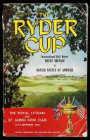 The Ryder Cup International Golf Match, Great Britain v United States of America, The Royal Lytham and St. Annes Golf Club...1961, Official Programme