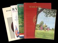 Lot of 5 Ryder Cup programs, 1937-1975