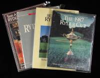 Run of 12 Ryder Cup Programs (one signed by 3 golfers)