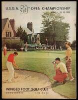 USGA 59th Open [Golf] Championship, Winged Foot Golf Club, June 11-13, 1959. [Official Program]