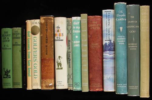 Lot of 15 classic golf book titles