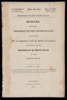 Boundary on the Pacific Ocean. Message from the President...Transmitting the Correspondence with the British Government, in relation to the Boundary of the United States on the Pacific Ocean