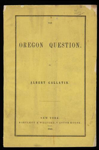 The Oregon Question