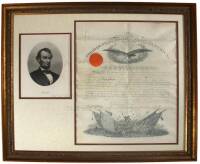 Document signed by Abraham Lincoln as President 1861