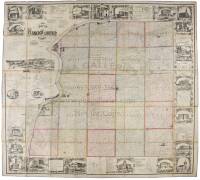 Map of Hancock County, Illinois 1859