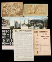 Approx. 75 volumes on Mormons, Mormonism, Utah, &c., plus miscellaneous related ephemera