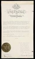 Document signed by Nelson Rockefeller, proclaiming USO Day