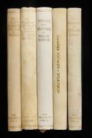 Five volumes of voyages published by the Argonaut Press