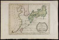 Carte des Isles du Japon et la Presqu'Isle de Coree avec les Costes de la Chine Depuis Pekin Jusqu'a Canton