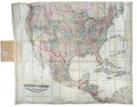 Colton's Map of the United States of America, the British Provinces, Mexico and the West Indies, Showing the Country from the Atlantic to the Pacific Ocean