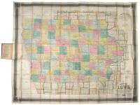 A Sectional Map of Iowa compiled from the Official Surveys of the United States...