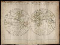 Mappe-monde, ou Carte Generale du Monde; Dessignee en Deux Plan-Hemisperes par le Sr. Sanson d'Abbeville, Geographe Ordinaire de la Majeste