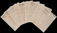 Three manuscript documents relating to a proposed sea port for the town of Sancti Spiritus, Cuba