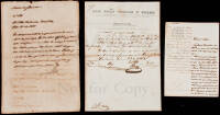 Nine manuscript or partially printed documents related to the sugar cane industry in Cuba and a refining apparatus