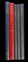 Five volumes on Silver & Gold Plate by E. Alfred Jones
