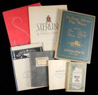 Seven silver company trade catalogs and advertising publications