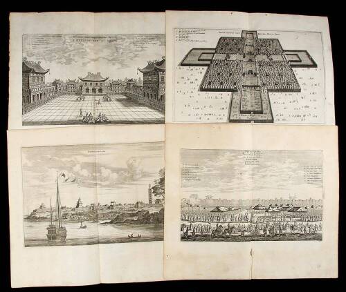 Group of 10 copper engravings