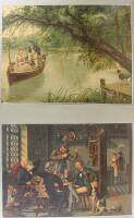 Set of 2 chromolithographs