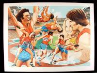 Lot of 12 color lithographs &ndash; 1976 Winter and Summer Olympics