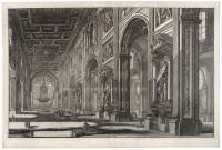 Veduta interna della Basilica di S. Giovanni Laterano