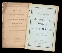 Two reports of the A&euml;ronautical Society of Great Britain