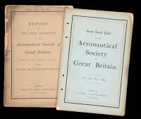 Two reports of the Aëronautical Society of Great Britain