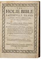 The Holie Bible Faithfully Translated into English out of the Authentical Latin...By the English College of Doway