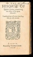 The Historie of Quintus Curtius, Conteining the Actes of the Great Alexander